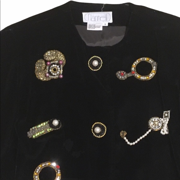 Vintage Nannell Button Up Sweater Size 8 - Picture 2 of 10